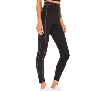 The Upside Jet Contrast Stitching Midi Pant Leggings Black 8